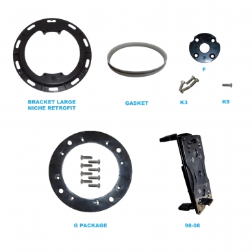 AMORAY 8in MASTER RETROFIT BRACKET PACKAGE