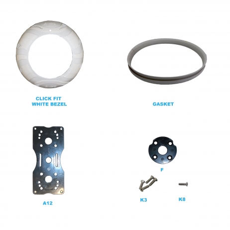 Amoray 8in Aqua Bracket Package